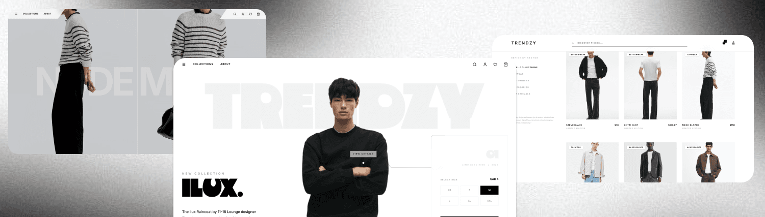 Trendzy project showcase preview